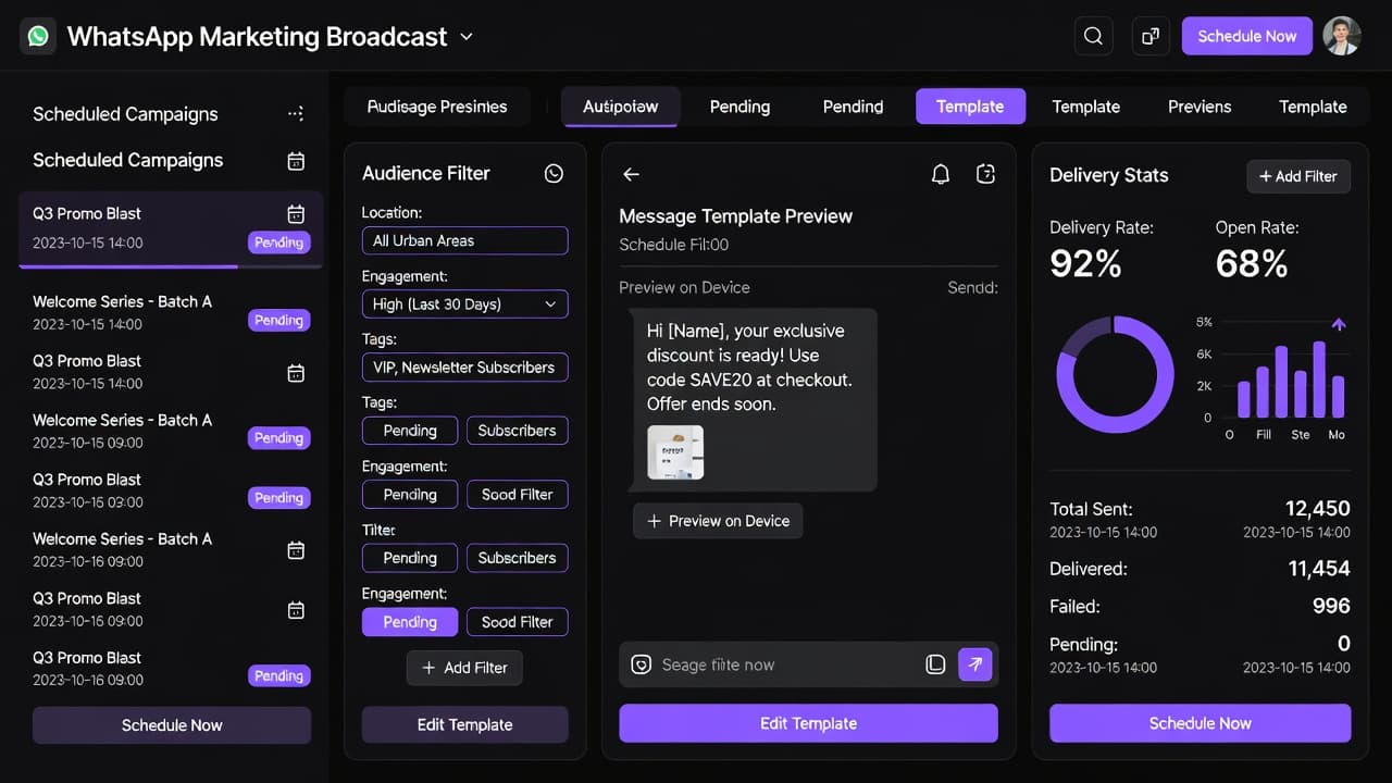 Broadcast Dashboard